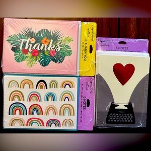 20 Hallmark notecards with envelopes (blank inside). New in packaging.